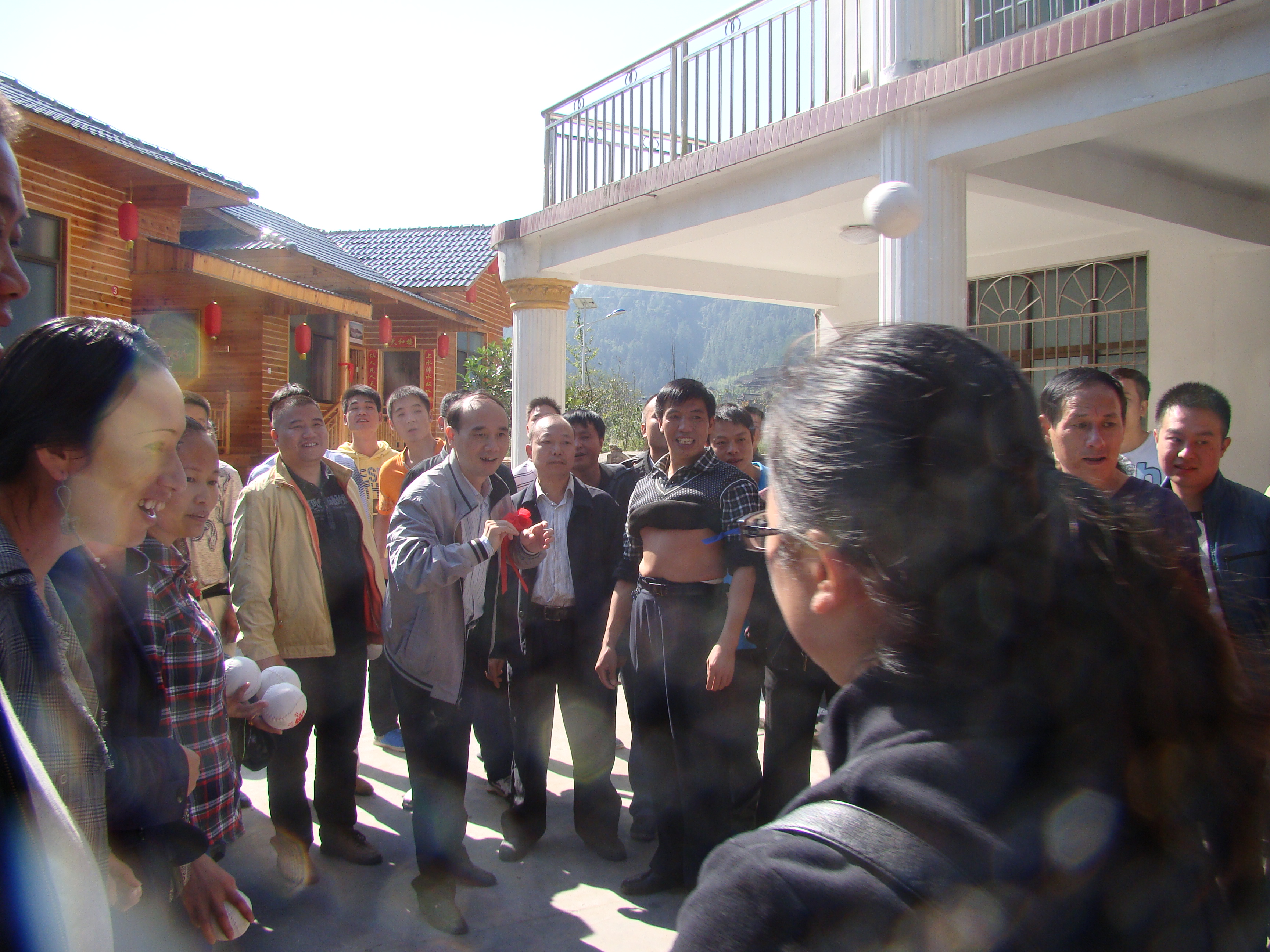 局领导参加比赛